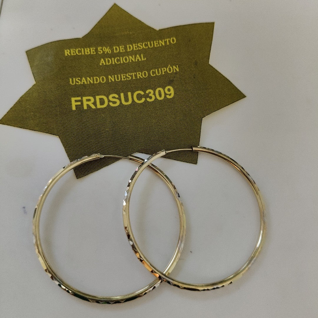 ARRACADAS PAR ORO COMBINADO 10 K 5,80 GRMS (SEMINUEVO)