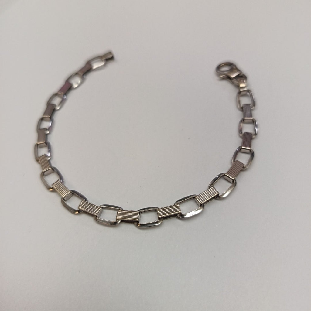 PULSERA ORO BLANCO 14 K 6,10 GRMS (SEMINUEVO)