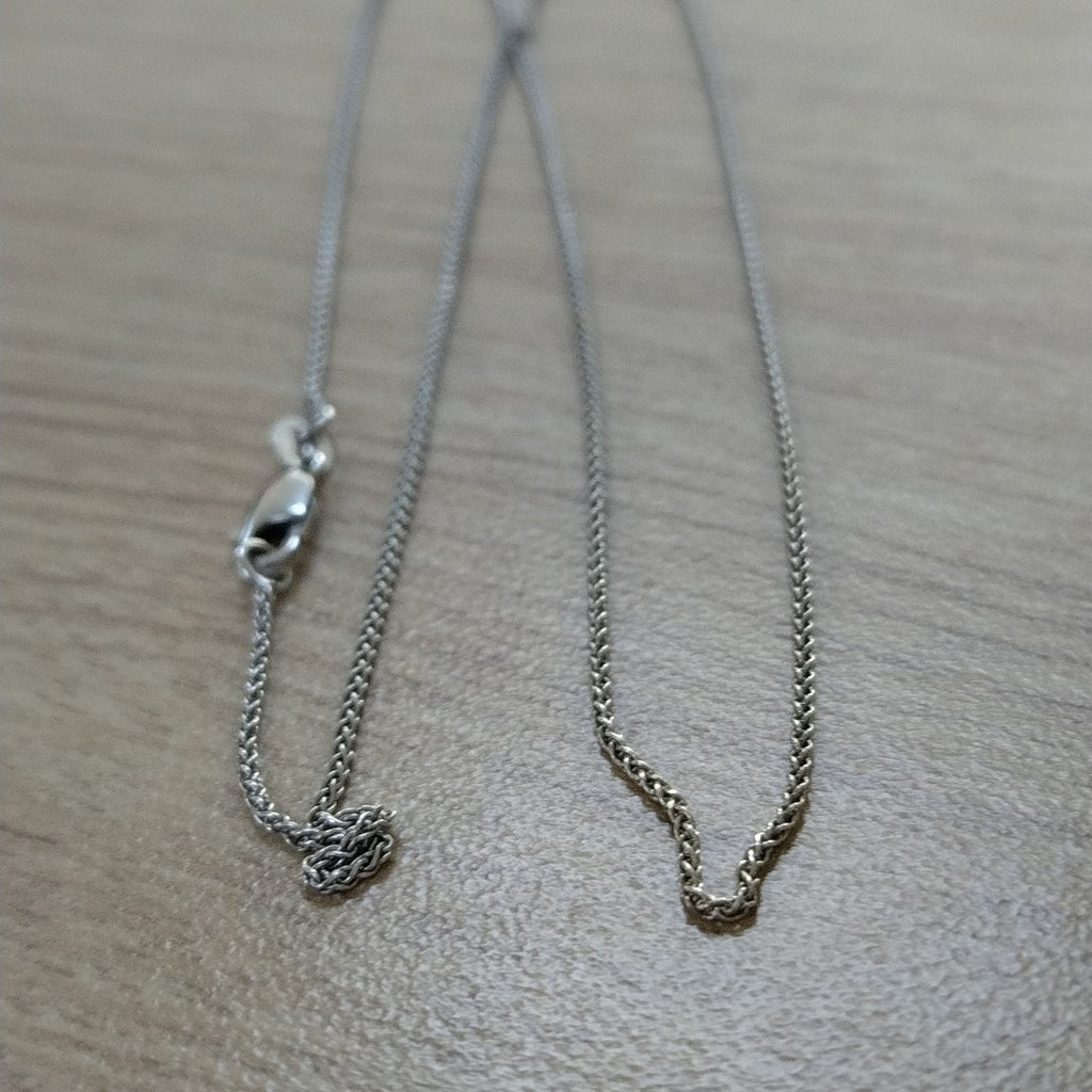 CADENA ORO, ORO BLANCO 14 K 2.3 GRMS (SEMINUEVO)