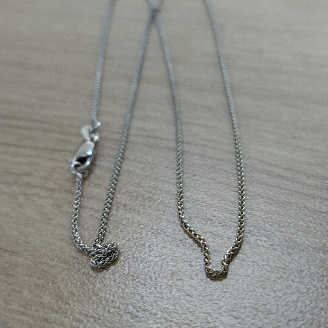 CADENA ORO, ORO BLANCO 14 K 2.3 GRMS (SEMINUEVO)