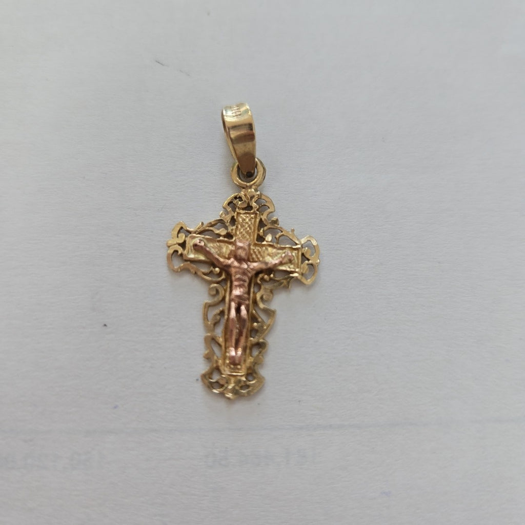 CRUCIFIJO ORO 10 K 1.8 GRMS (SEMINUEVO)
