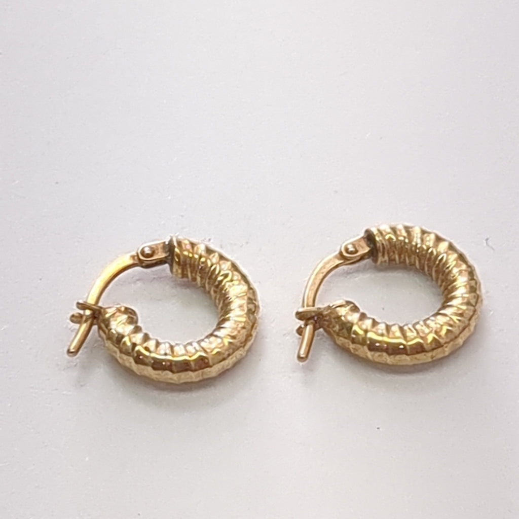 ARRACADAS PAR ORO 14 K 1.1 GRMS (SEMINUEVO)
