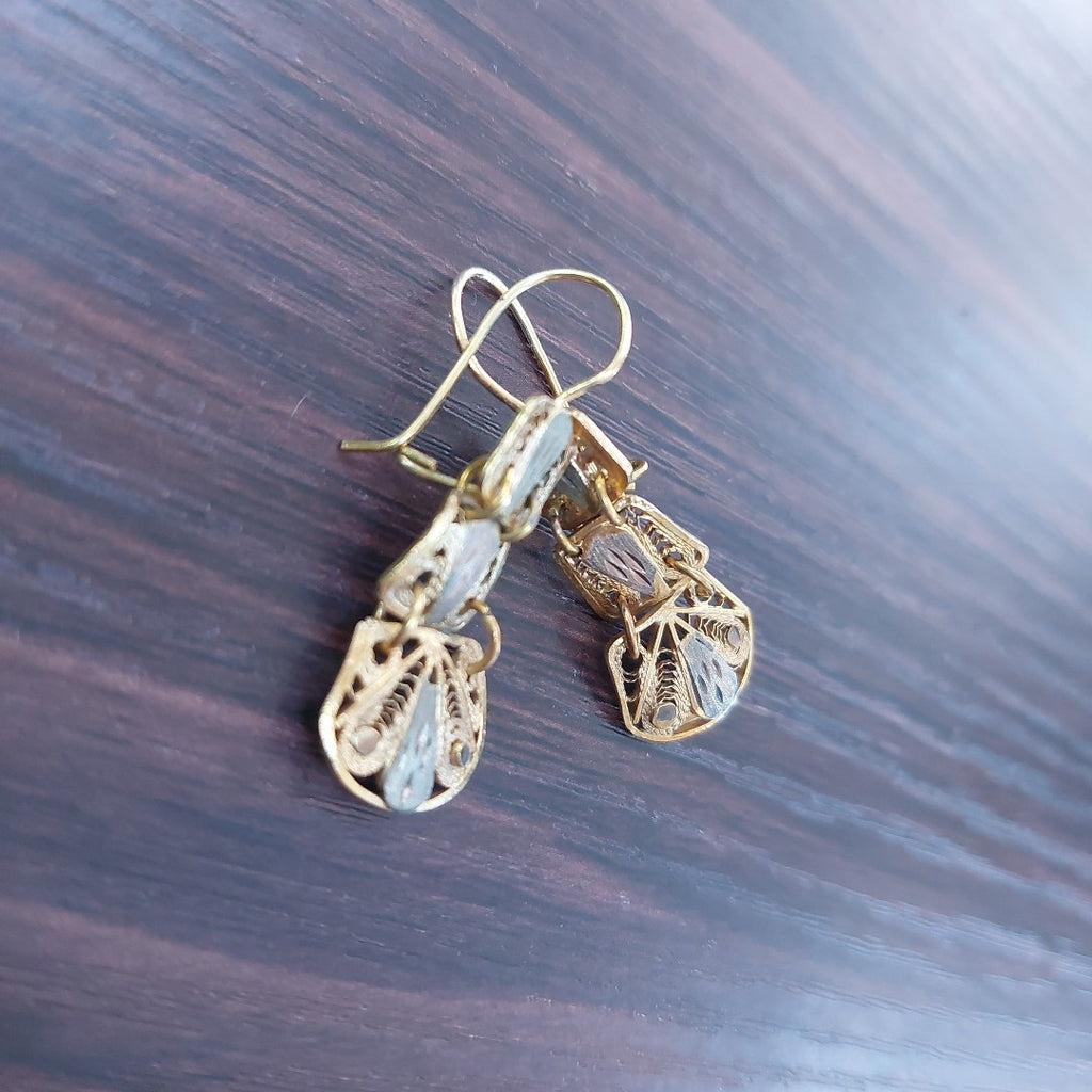 ARETES PAR ORO 8 K 3.3 GRMS (SEMINUEVO)