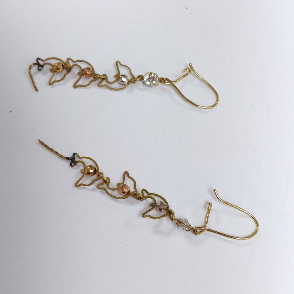 ARETES PAR ORO 10 K 1.4 GRMS (SEMINUEVO)