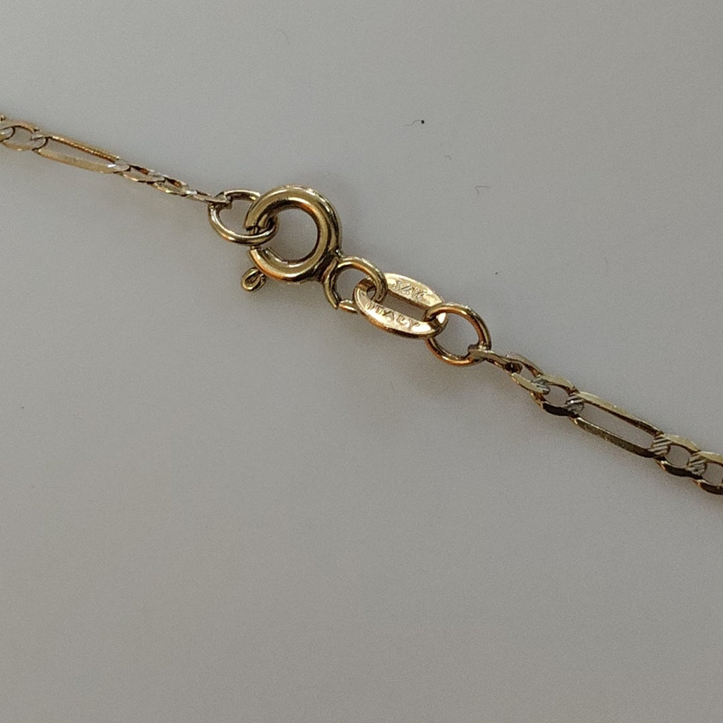 CADENA ORO, RODIADO 14 K 2.8 GRMS (SEMINUEVO)