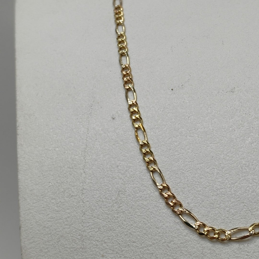 CADENA ORO COMBINADO 14 K 2.8 GRMS (SEMINUEVO)