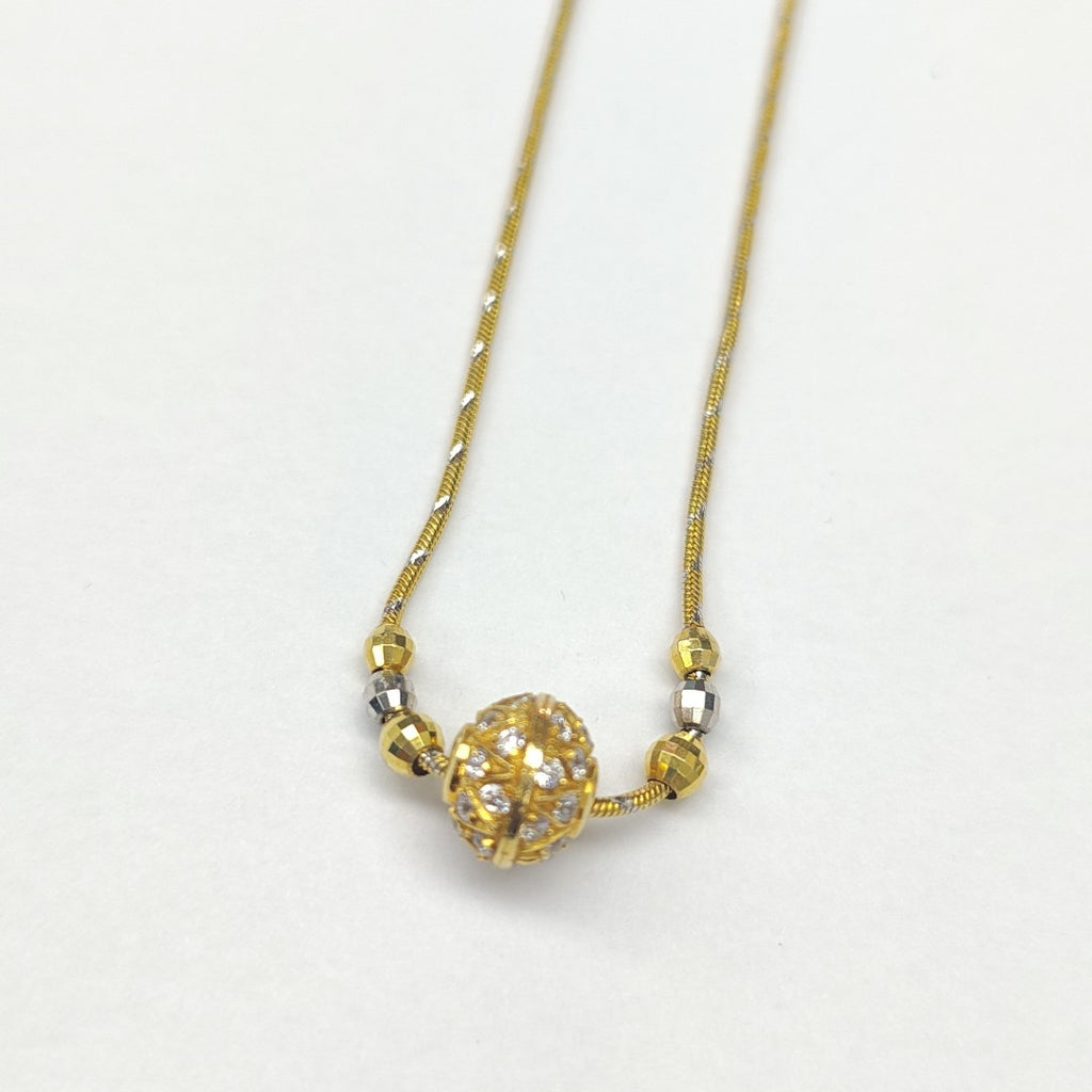 GARGANTILLA ORO COMBINADO 14 K 10 GRMS (SEMINUEVO)