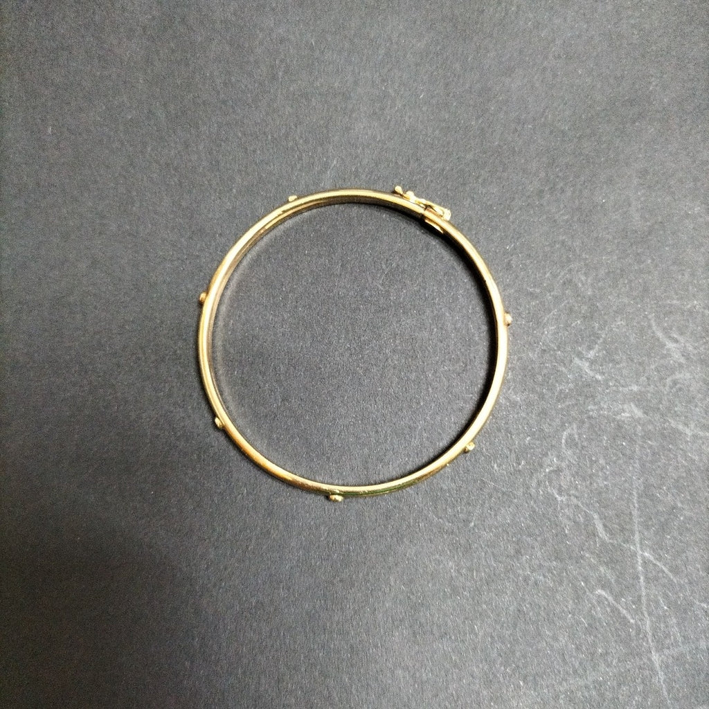 PULSERA RIGIDA ORO 14 K 4,30 GRMS (SEMINUEVO)