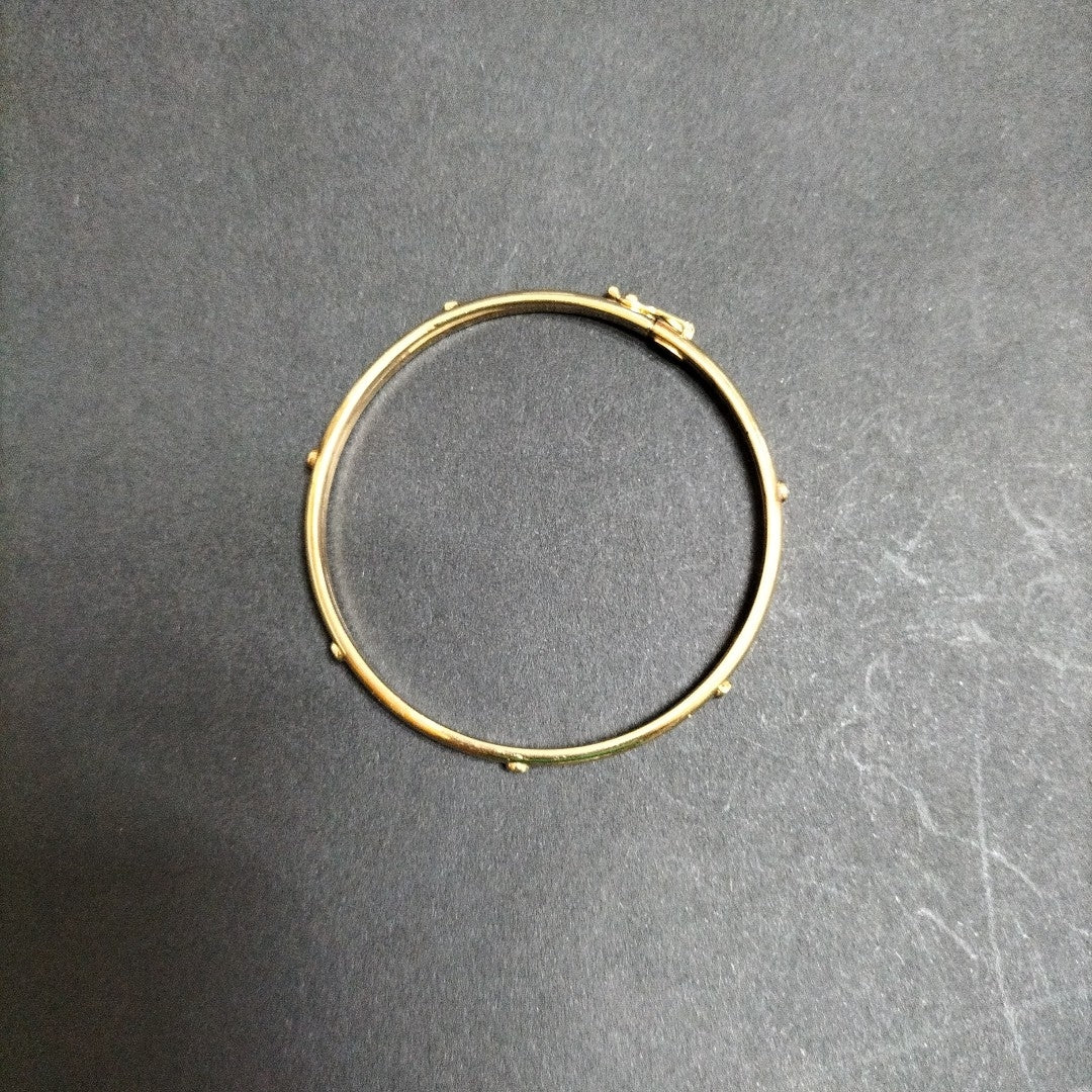 PULSERA RIGIDA ORO 14 K 4,30 GRMS (SEMINUEVO)