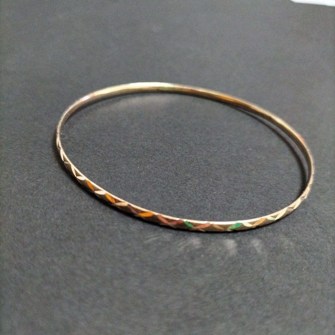 PULSERA RIGIDA ORO 14 K 4 GRMS (SEMINUEVO)