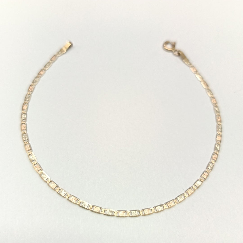 PULSERA ORO COMBINADO 14 K 1,20 GRMS (SEMINUEVO)