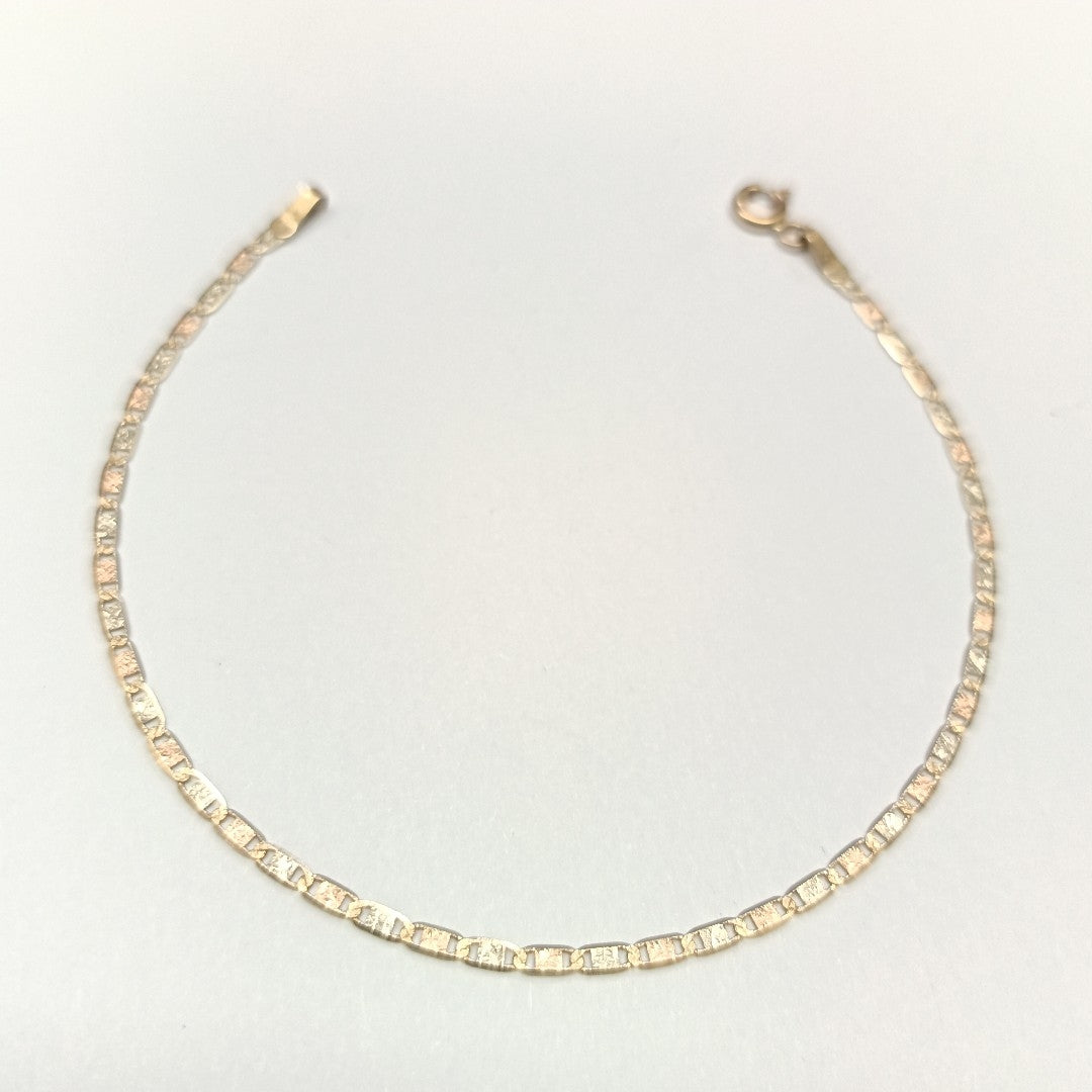 PULSERA ORO COMBINADO 14 K 1,20 GRMS (SEMINUEVO)