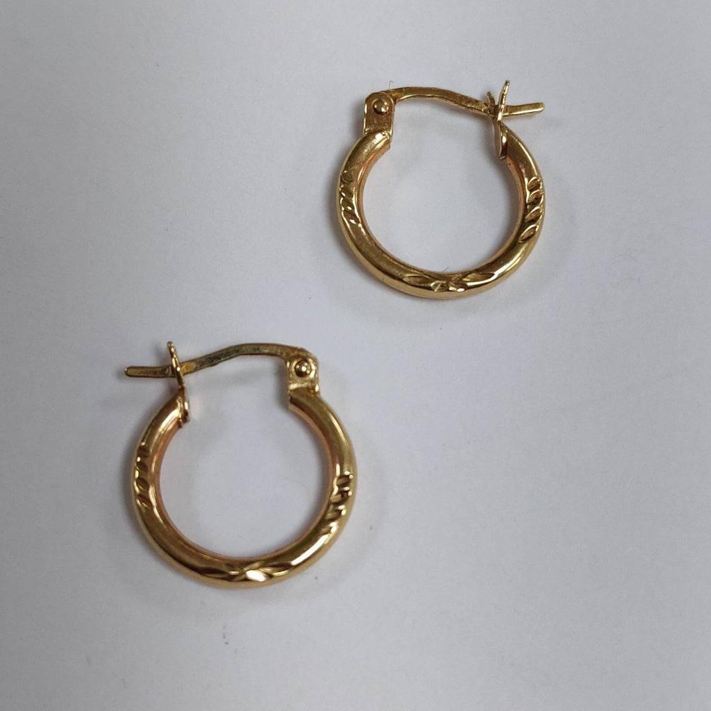 ARRACADAS PAR ORO 14 K 1,10 GRMS (SEMINUEVO)