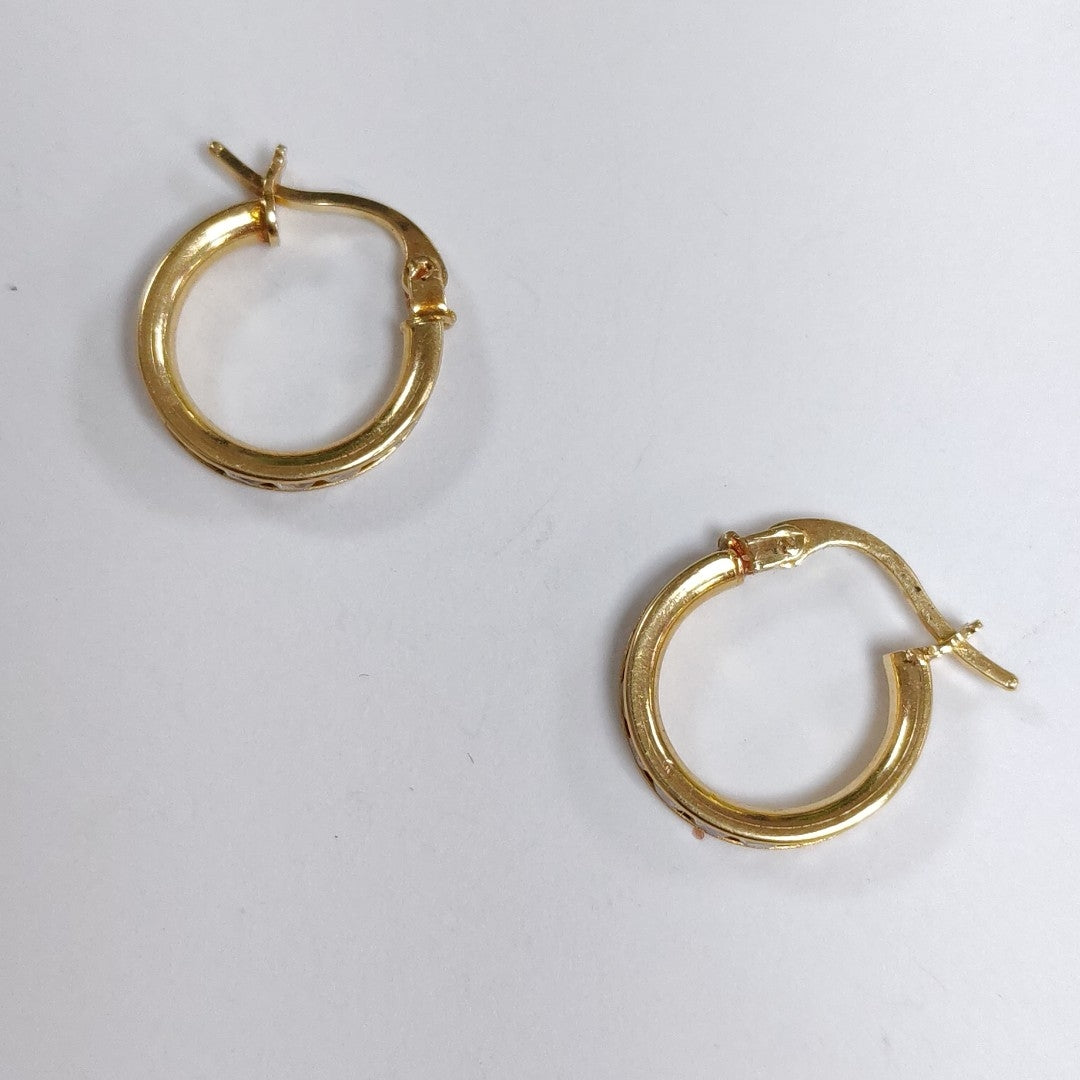 ARRACADAS PAR ORO 14 K 1,60 GRMS (SEMINUEVO)