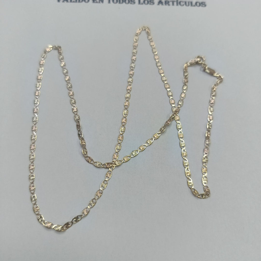 CADENA ORO COMBINADO 10 K 2.7 GRMS (SEMINUEVO)