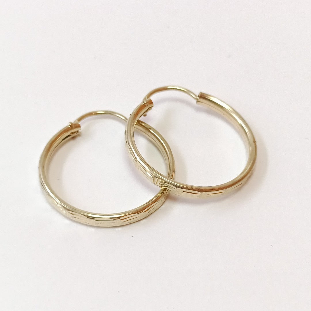 ARRACADAS PAR ORO 10 K 1.5 GRMS (SEMINUEVO)