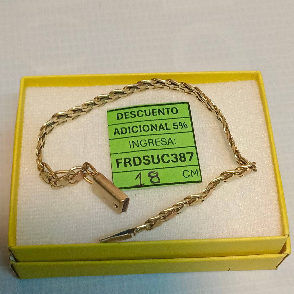 PULSERA ORO 10 K 11.3 GRMS (SEMINUEVO)