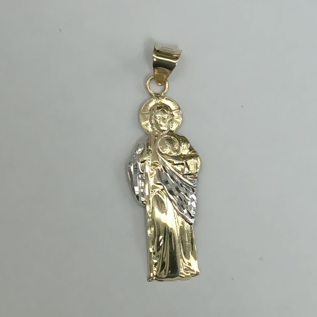 DIJE SAN JUDAS COMBINADO 14K 0.6 GR DCSJ 1 (NUEVO)