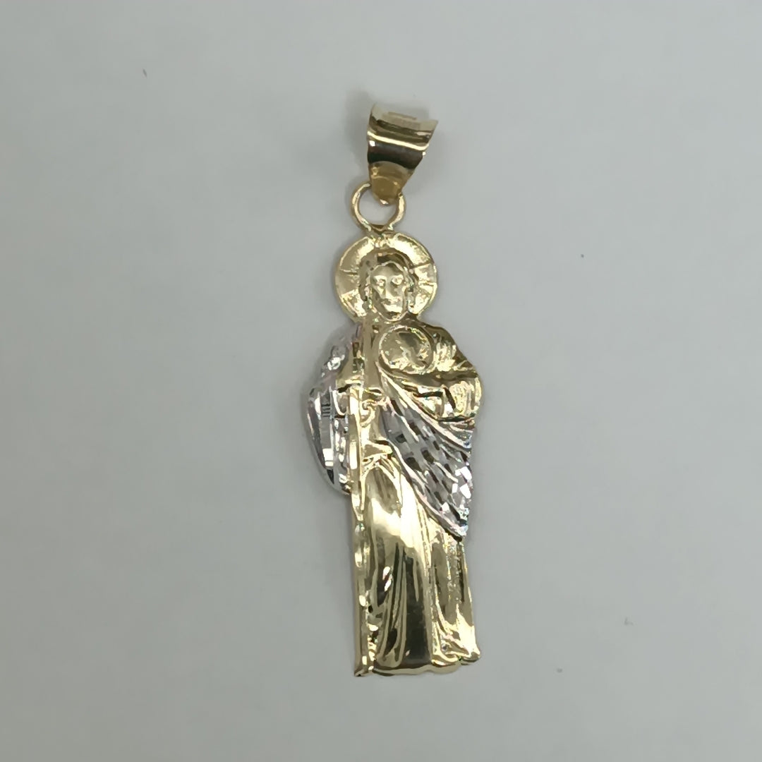 DIJE SAN JUDAS COMBINADO 14K 0.6 GR DCSJ 1 (NUEVO)