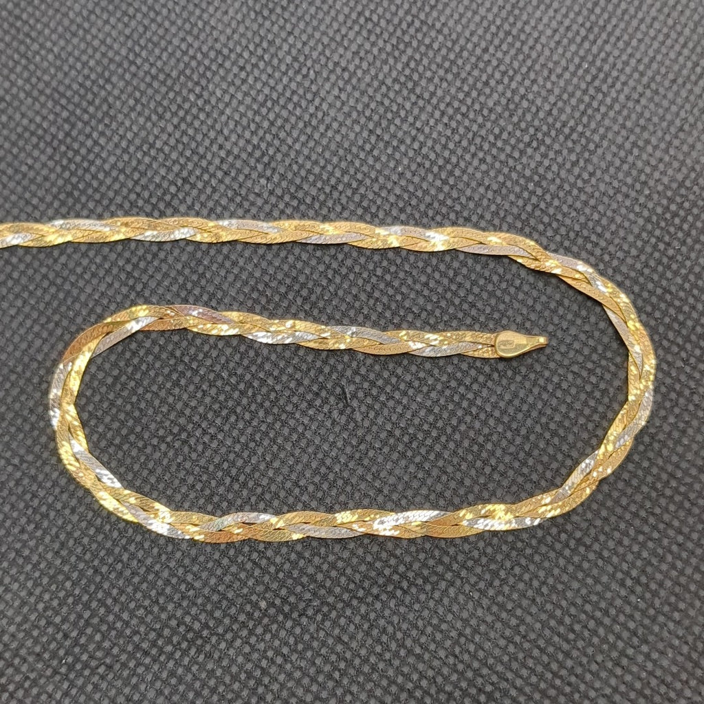 CADENA ORO COMBINADO 10 K 6.2 GRMS (SEMINUEVO)
