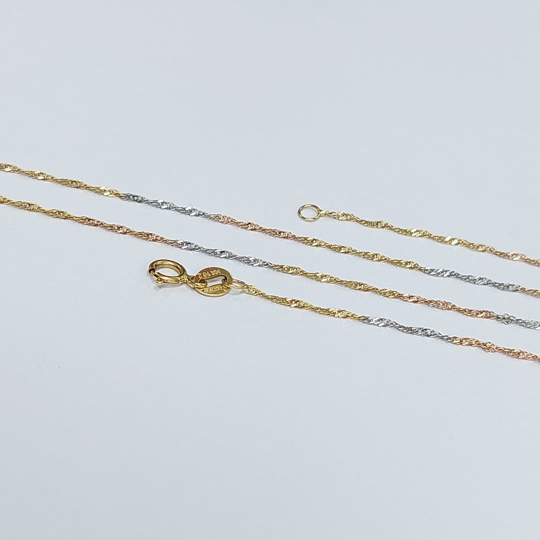 CADENA ORO 14 K 1.3 GRMS (SEMINUEVO)