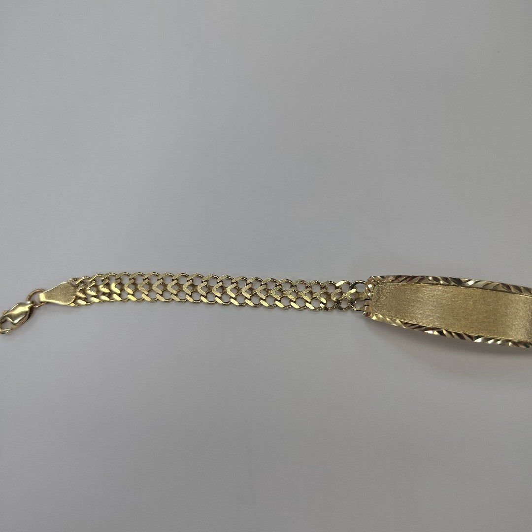 PULSERA ESCLAVA CHINO 14K 21 CM 9.8 GR (NUEVO)
