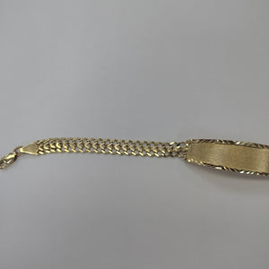 PULSERA ESCLAVA CHINO 14K 21 CM 9.8 GR (NUEVO)