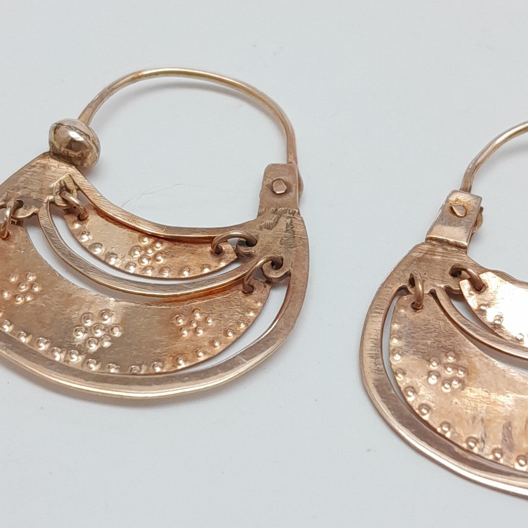 ARRACADAS PAR ORO 10 K 3,50 GRMS (SEMINUEVO)