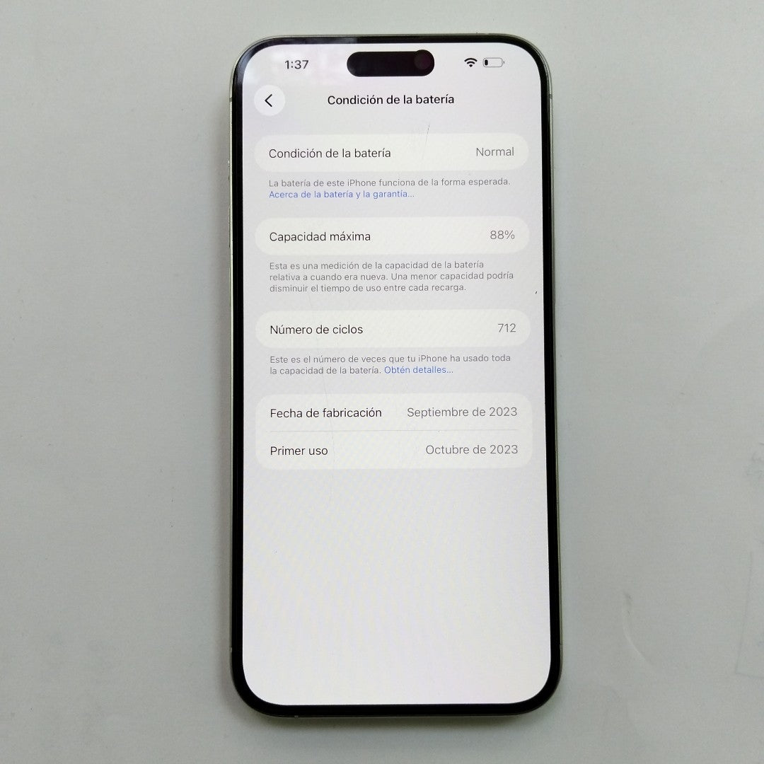 CELULAR APPLE IPHONE 15 PRO MAX A2849 (2023) 256 GB 8 GB RAM (SEMINUEVO)
