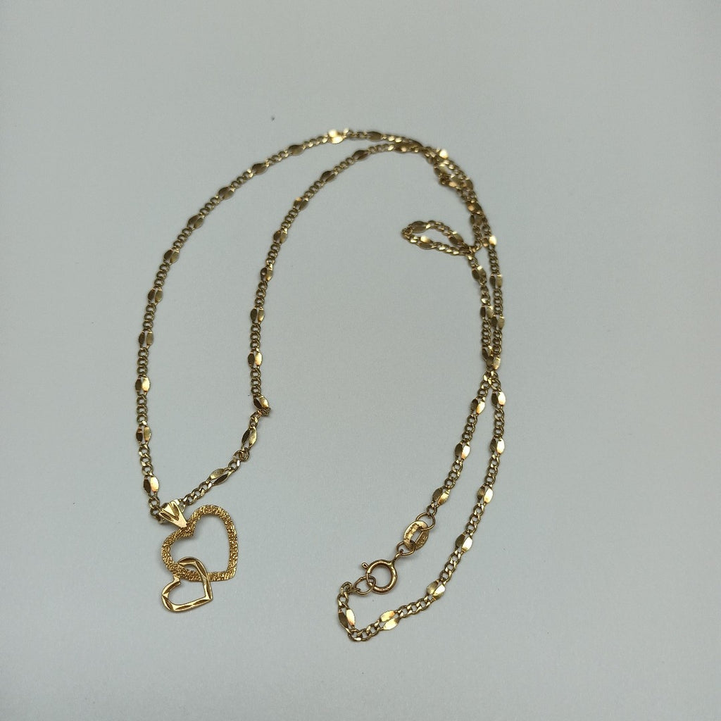 CADENA, DIJE ORO 14 K 3.3 GRMS (SEMINUEVO)