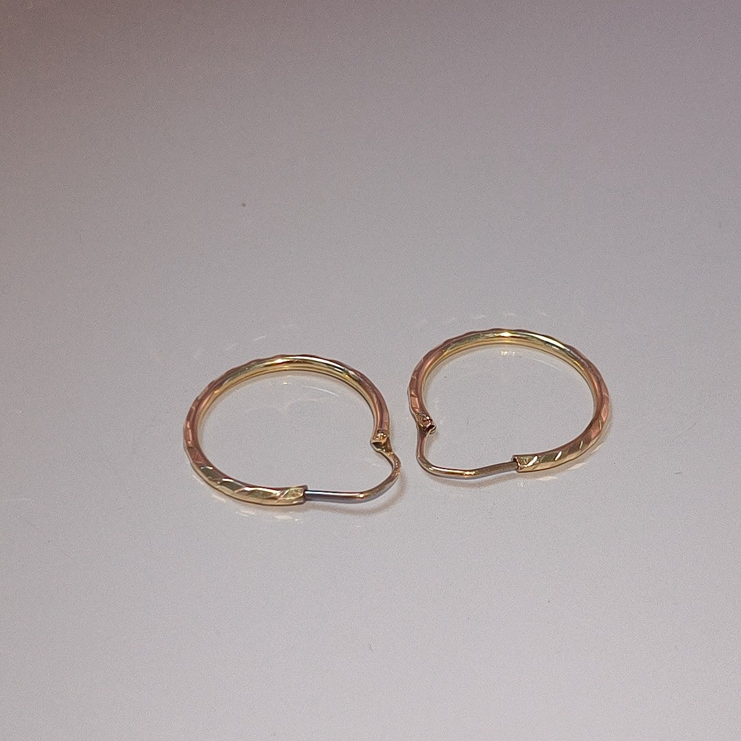 ARRACADAS PAR ORO 14 K 1,40 GRMS (SEMINUEVO)