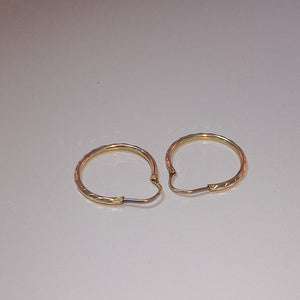 ARRACADAS PAR ORO 14 K 1,40 GRMS (SEMINUEVO)