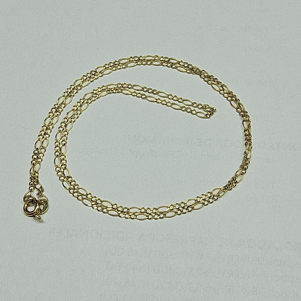 CADENA TEJIDO 3X1 14K 55 CM 2.4 GR (NUEVO)