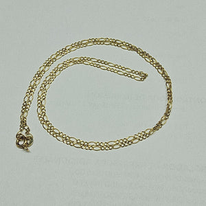 CADENA TEJIDO 3X1 14K 55 CM 2.4 GR (NUEVO)
