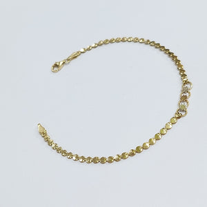 PULSERA ORO, ORO COMBINADO 14 K 2.9 GRMS (SEMINUEVO)