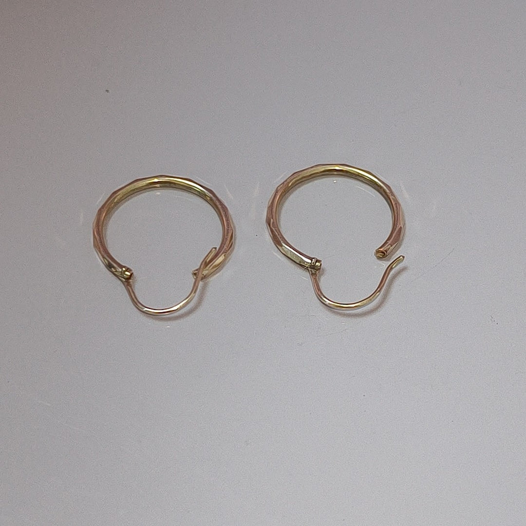 ARRACADAS PAR ORO 14 K 1,50 GRMS (SEMINUEVO)