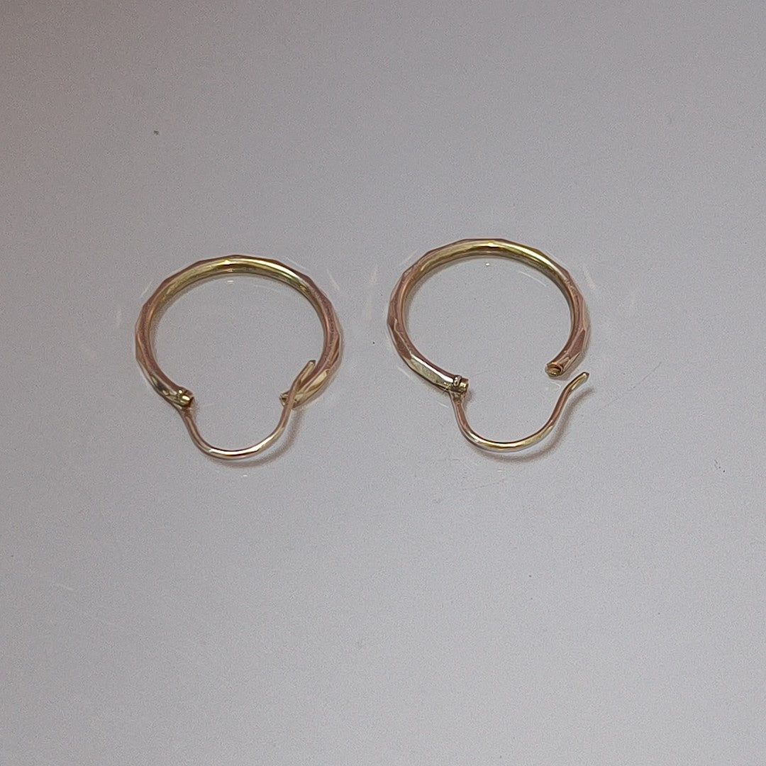 ARRACADAS PAR ORO 14 K 1,50 GRMS (SEMINUEVO)