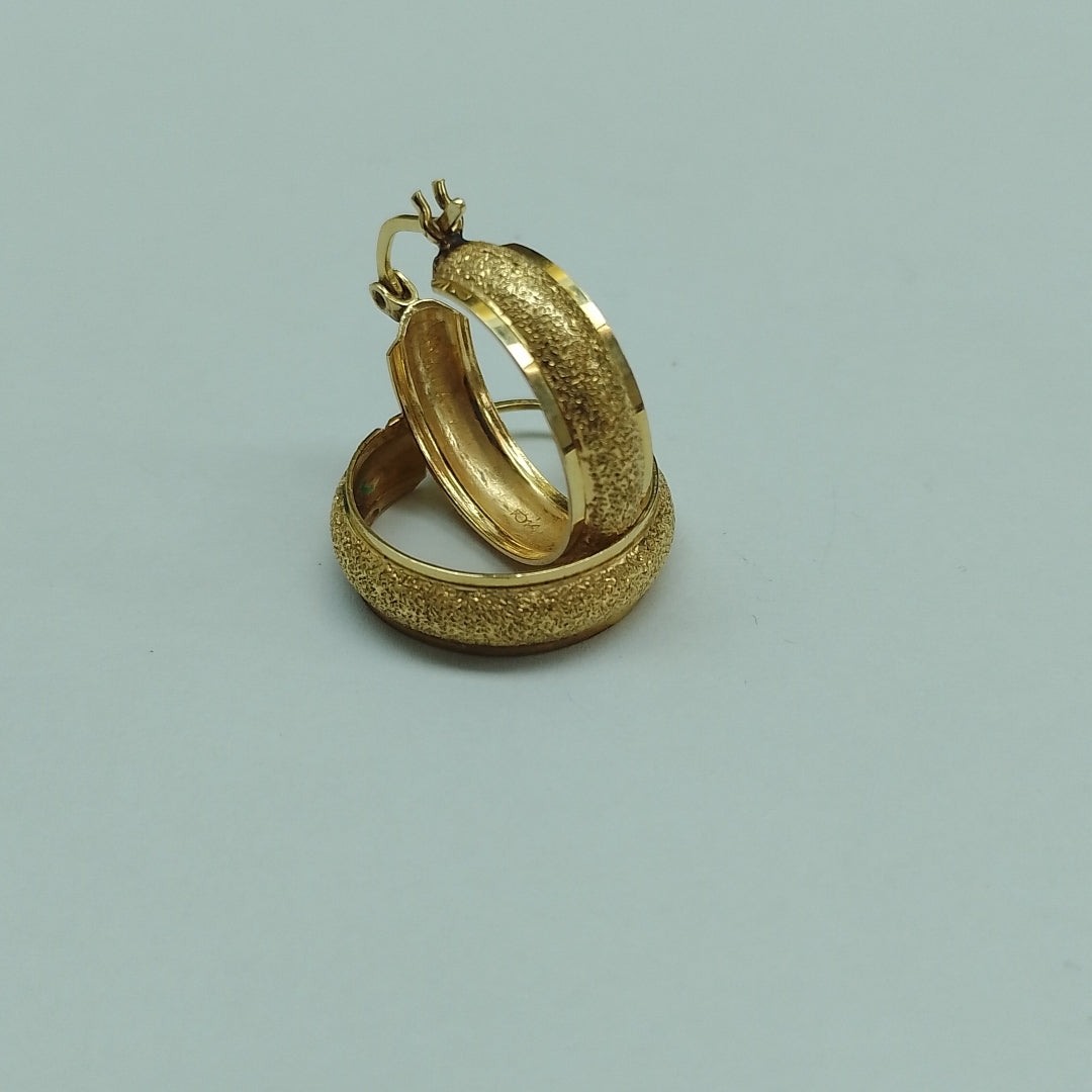 ARRACADAS PAR ORO 14 K 3,80 GRMS (SEMINUEVO)