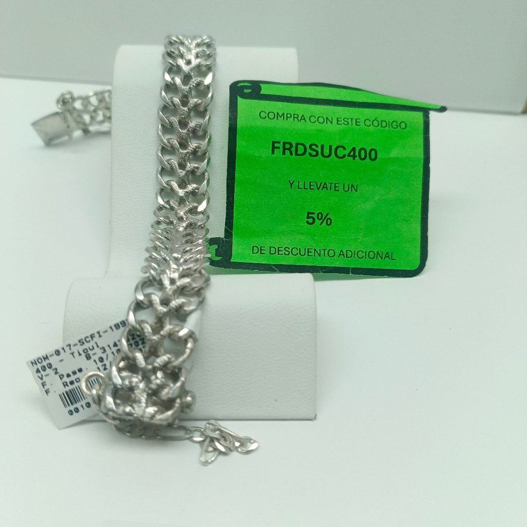 PULSERA PLATA 38.8 GRMS (SEMINUEVO)