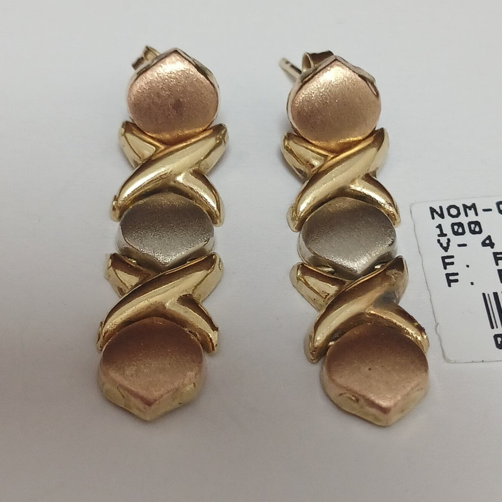 ARETES PAR ORO 14 K 4,30 GRMS (SEMINUEVO)
