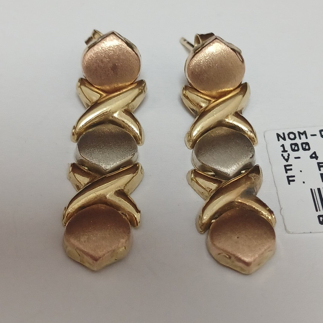 ARETES PAR ORO 14 K 4,30 GRMS (SEMINUEVO)