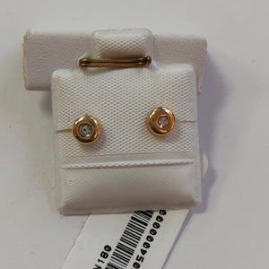BROQUELES BROQUEL C CIRCONIA 14K 0.27 GR (NUEVO)