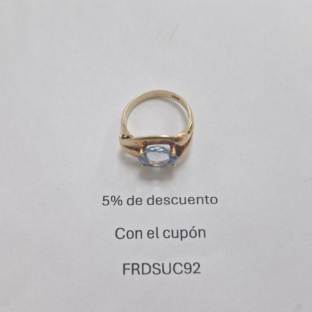 ANILLO ORO 14 K 4,20 GRMS (SEMINUEVO)