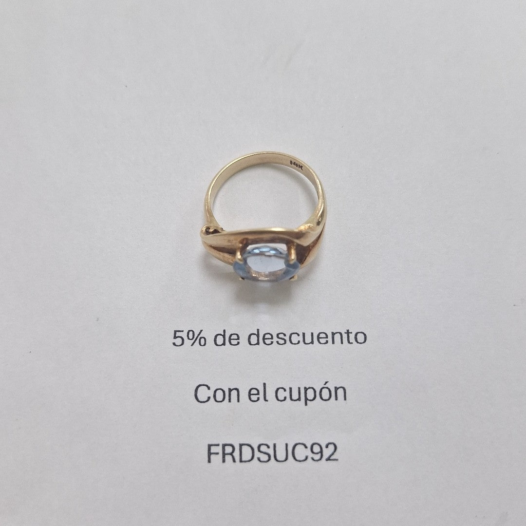 ANILLO ORO 14 K 4,20 GRMS (SEMINUEVO)