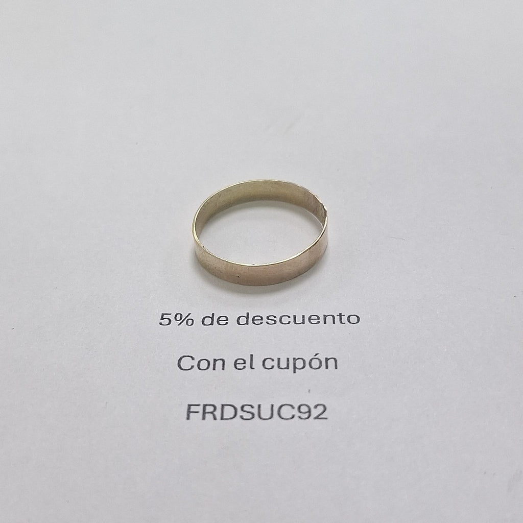 ARGOLLA ORO 8 K 1.5 GRMS (SEMINUEVO)