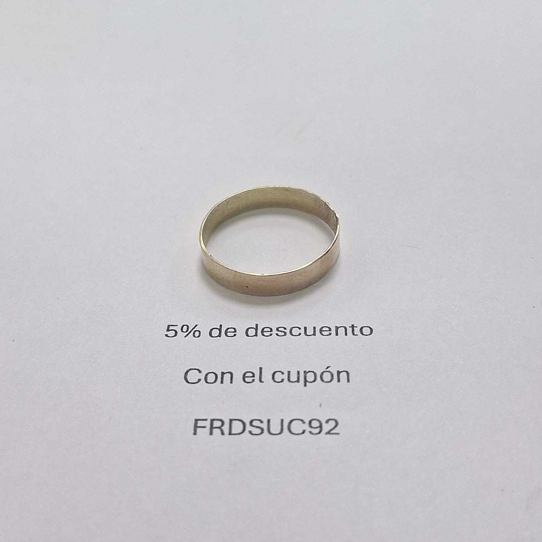 ARGOLLA ORO 8 K 1.5 GRMS (SEMINUEVO)
