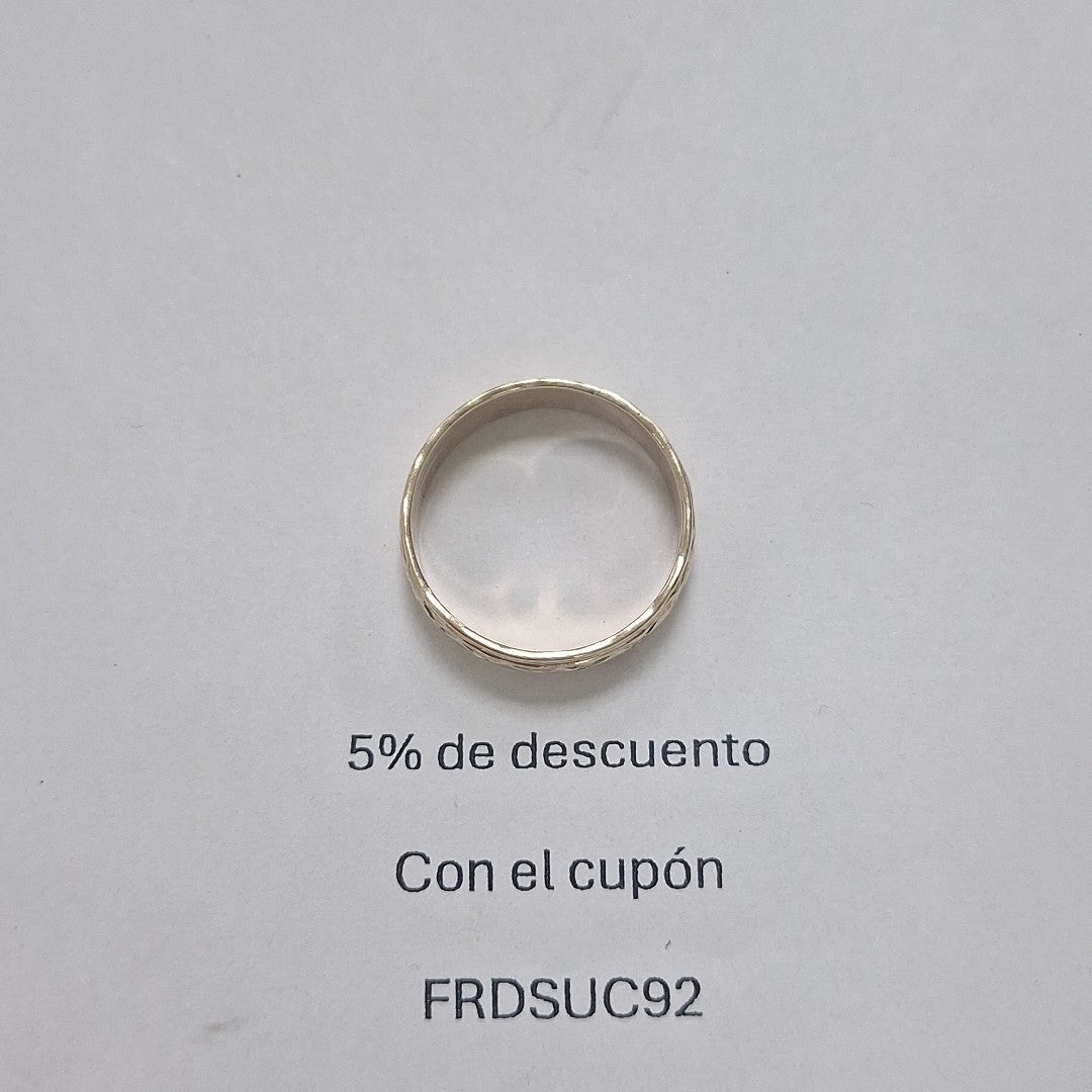 ARGOLLA ORO 10 K 3.2 GRMS (SEMINUEVO)