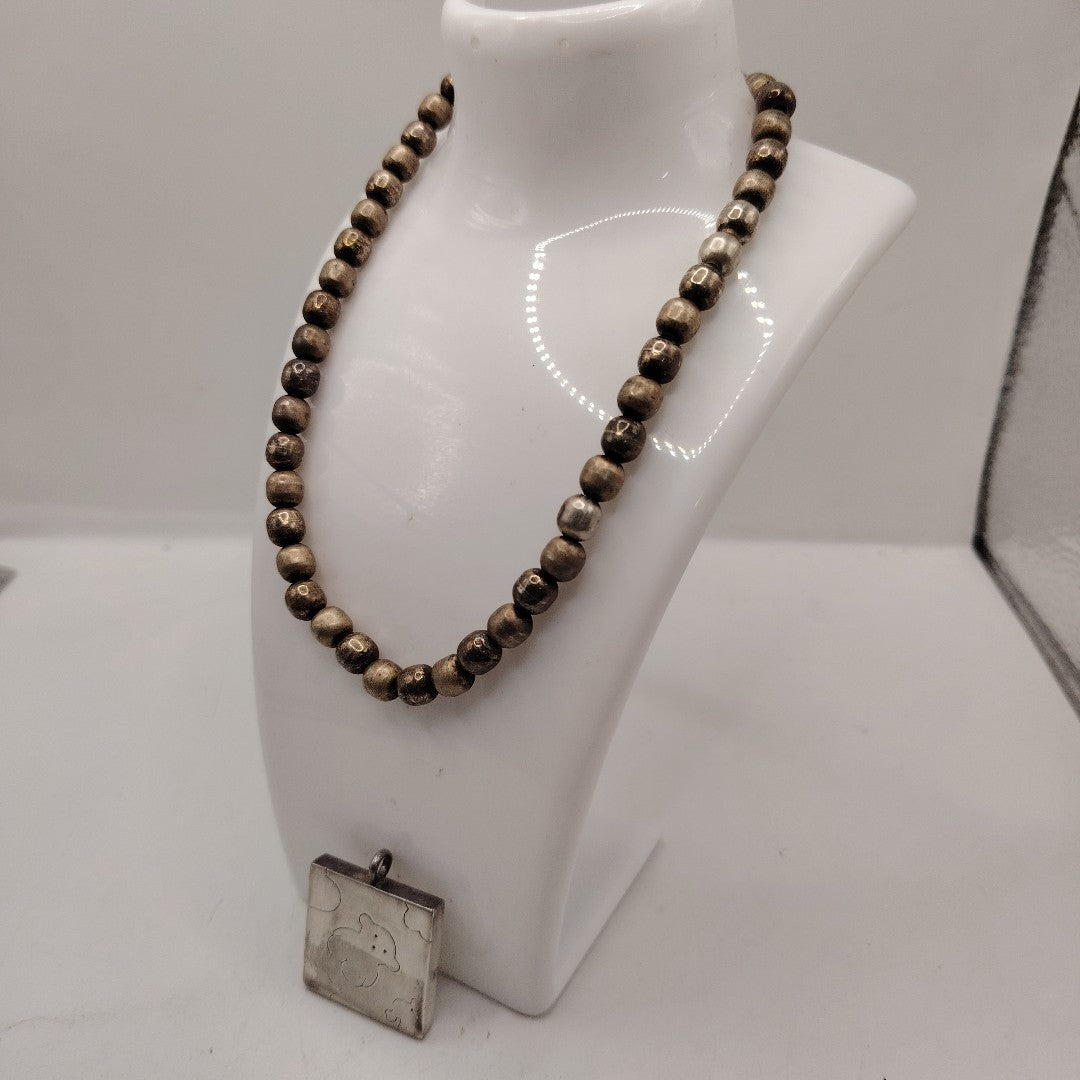 CADENA, DIJE PLATA 63.6 GRMS (SEMINUEVO)