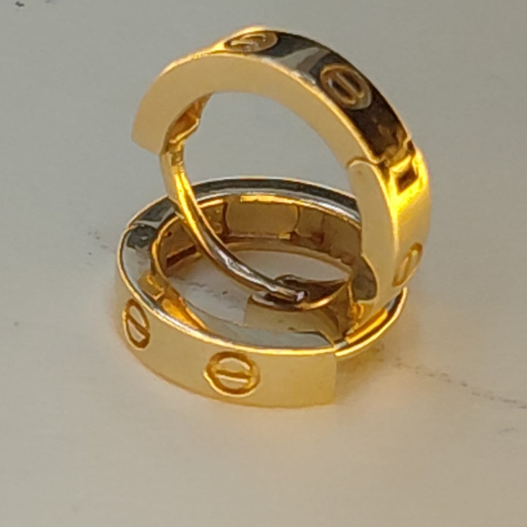 ARRACADAS PAR ORO 14 K 2.2 GRMS (SEMINUEVO)