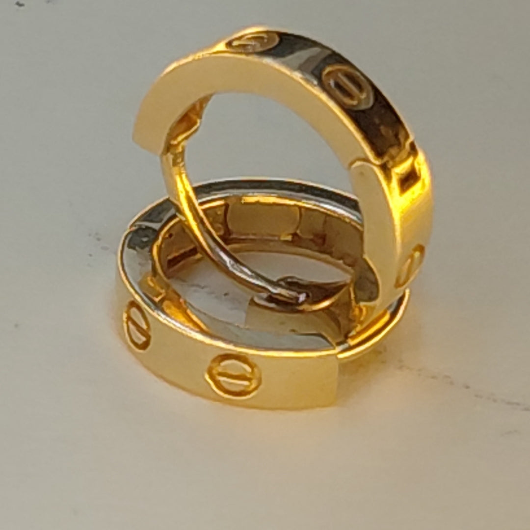 ARRACADAS PAR ORO 14 K 2.2 GRMS (SEMINUEVO)